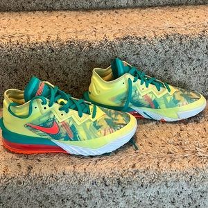 Nike LeBron James basketball shoes.Barely worn. Excellent condition!